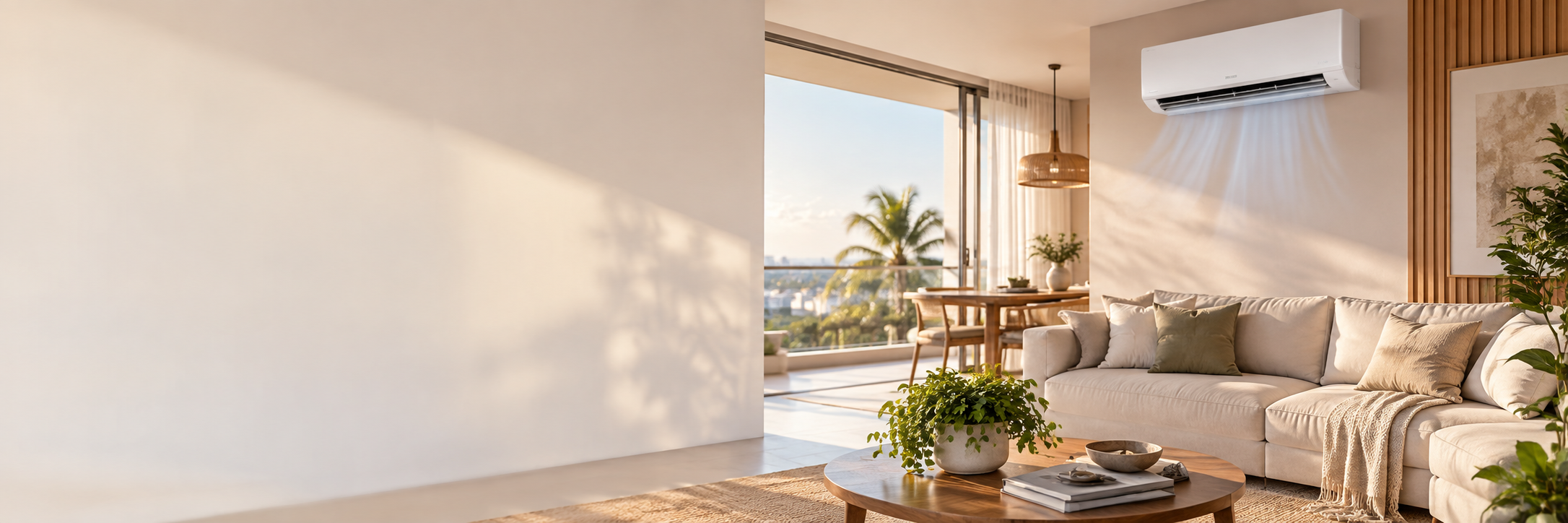 Ar-condicionado split instalado em ambiente residencial de Mossoró